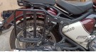 Fit For Royal Enfield Classic 650 Pannier Mounting Rails Black - SPAREZO